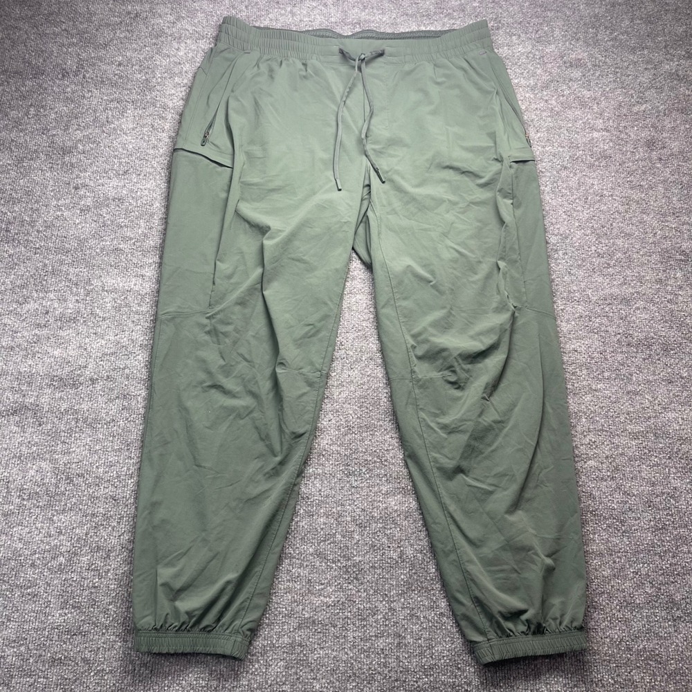 Lululemon Surge Hybrid Pant Jogger Mens XXL Green Cargo Training Pants LM5A14S
